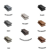 Tuda 3.6m Composite WPC Decking Boards | Deep Embossed Woodgrain Plastic Boards
