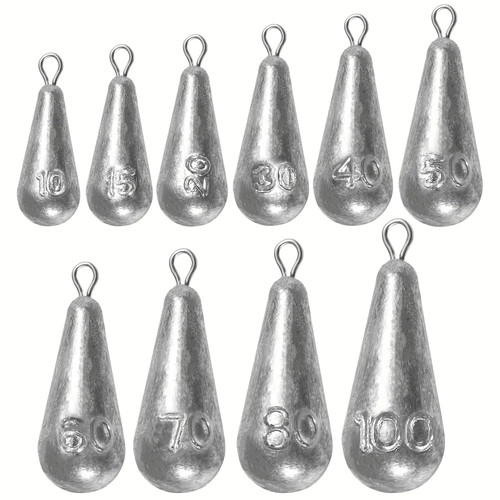 Fishing weights sinkers - sinkers,, 10