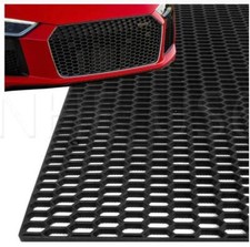Honeycomb Mesh Grill Plastic Car Bumper Net Vent Racing Grill Universal Black GB