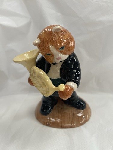 Beswick cat band bravura brass - beswick,