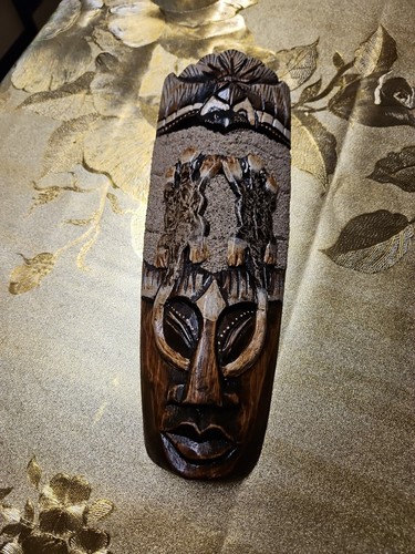 Vintage hand carved - carved, african