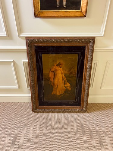 Antique lithograph christ - antique,