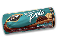 5 x PACKS JACOB'S MILK CHOCOLATE POLO Biscuits Irish Bolands 250g