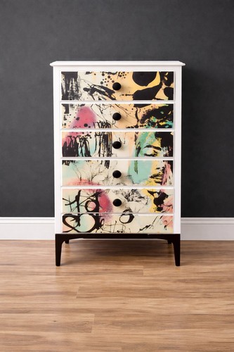 Midcentury retro tall boy - midcentury,