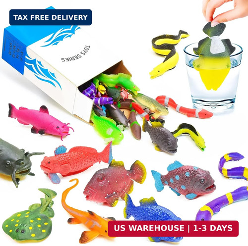 10pcs sea animal figurines - sea,