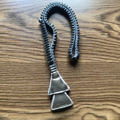 Pewter gray bead lestovka - gray,
