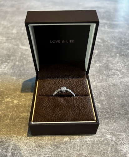 White gold engagement ring - engagement,