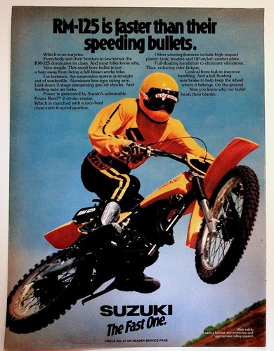 Suzuki 125 motocross - suzuki, dirt