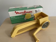Old Moulinex Yellow Plastic Grater Grater Grater Moulinex New