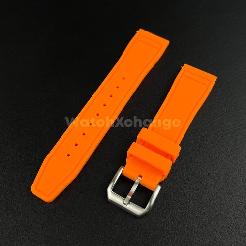 Orange rubber strap - orange, for
