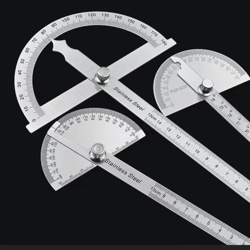 Stainless steel protractor - stainless,