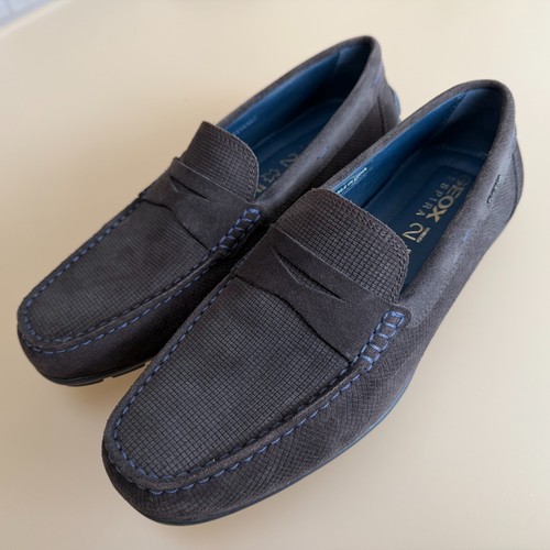 Geox respira dark brown nubuck - dark,