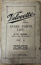 VINTAGE 1934 Velocette G.T.P