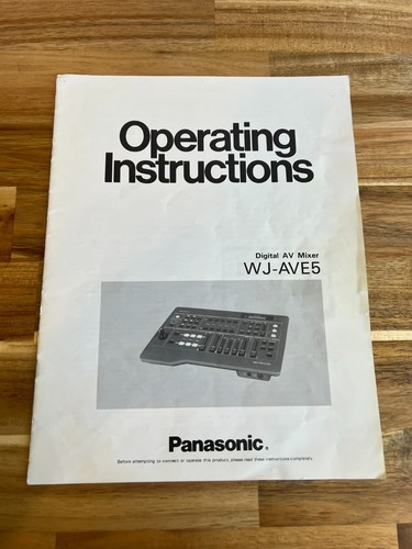Original panasonic ave5 - panasonic, wj-ave5