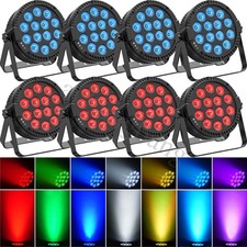 150W RGBW Par Can Light 14LED Stage Light DMX512 DJ Party Disco Wall Wash Lights
