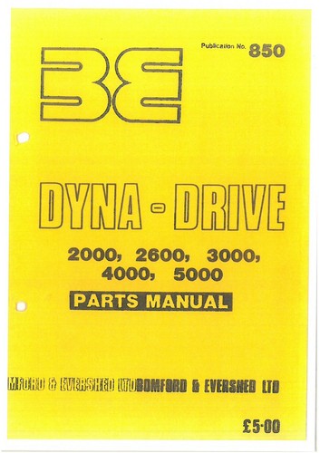 Bomford dyna drive - dyna, 2000