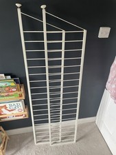 Staples Ladderax Pair of White 163cm x 35cm Single Footed Shelving Ladders