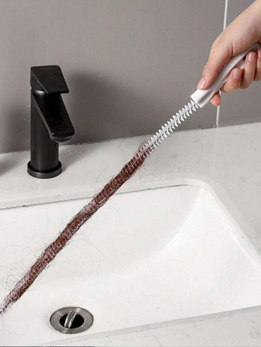 Drain snake hair - hair, clog