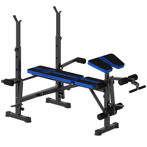 Adjustable weight bench with - adjustable,