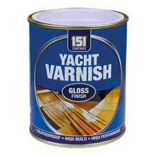 151 Yacht Varnish Gloss Finish Paint 300ml Tin Interior Exterior Weatherproof