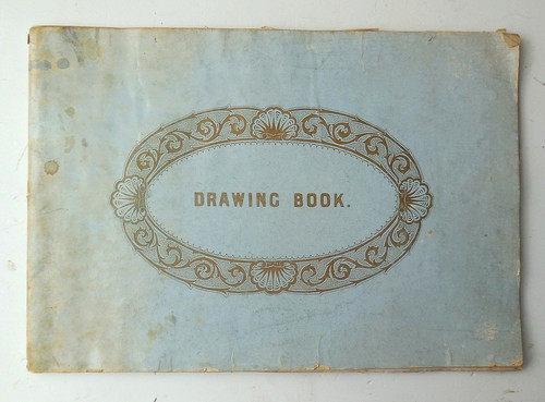 Antique c19th victorian album - c19th,