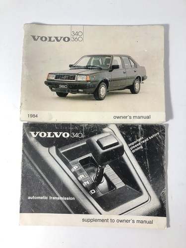 Volvo 340 360 1984 owners - 340,