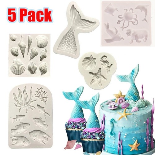 5pcs mermaid sea shell - 5pcs,