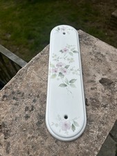 Vintage white ceramic door - vintage,