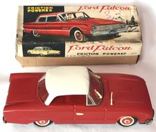 Tinplate Toy Car Marusan Ford Falcon No 3735 Made In Japan Friction Powered SAN