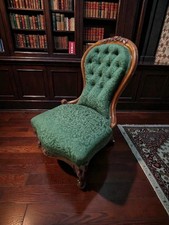 Victorian Button-Back Nursing