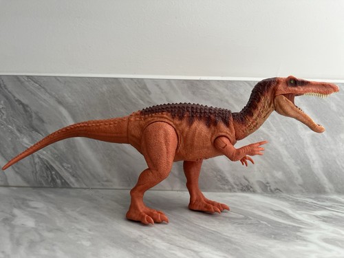 Orange baryonyx dinosaur - baryonyx,