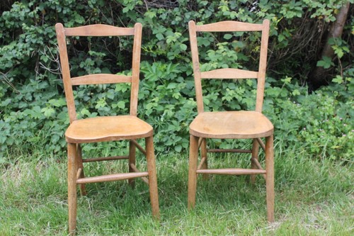 Pair antique waxed - antique,