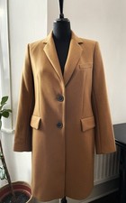 BNWT ZARA WOOL BLEND TAN CAMEL COAT - SIZE M