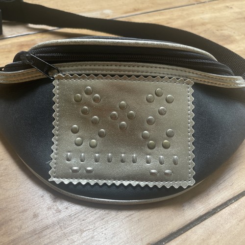 Vintage bumbag black - bumbag, with