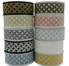 10m Jacquard Ribbon/Trim
