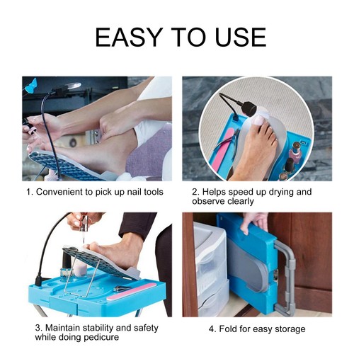 Pedicure foot rest - rest, non