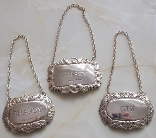 Hallmarked silver decanter - 3,