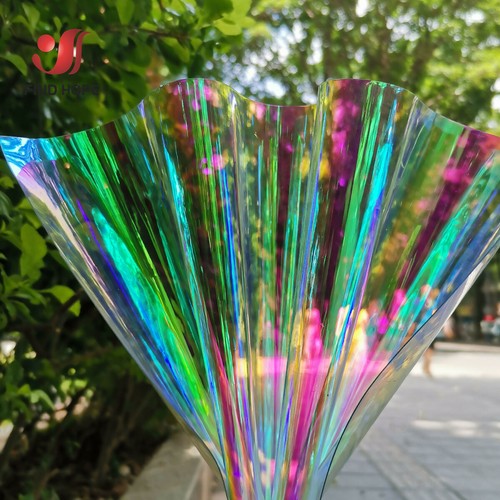 Transparent pvc iridescent - transparent,