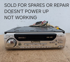 PIONEER DEH-P8400MP RETRO CAR RADIO STEREO CD PLAYER HEAD UNIT - NOT WORKING