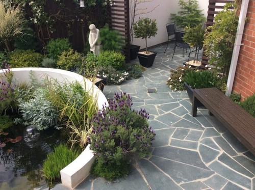 Slate crazy paving - paving, m2