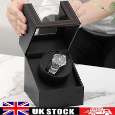 Automatic Watch Winder Display Case Rotating Storage-Organizer Single Quiet Box