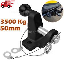 3.5T TONNE 50MM TOW BALL & PIN HITCH TOWING BAR JAW COUPLING 3500KG UNIVERSAL