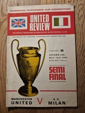 1968/69 Manchester Utd V AC