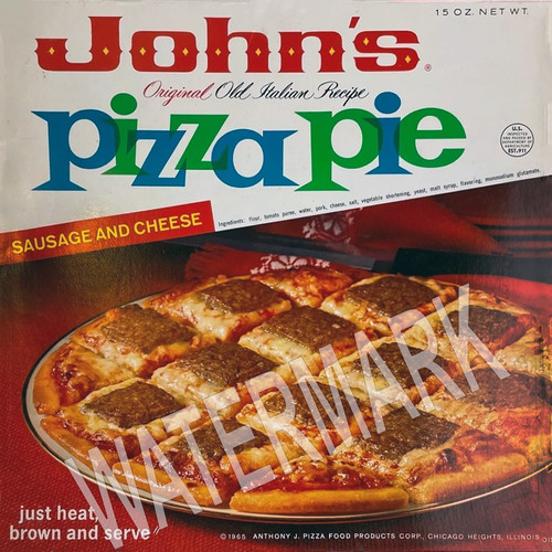 1965 john pizza - pizza, tv