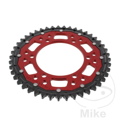 Dual teeth sprocket 530 red - teeth,