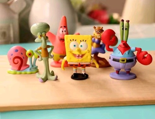 Set 6pcs spongebob toys - spongebob,