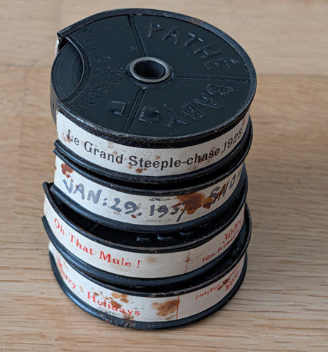 Baby pathe film reels 1920 - 4,