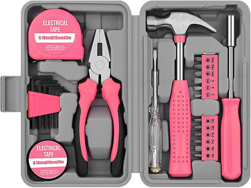 24pc pink tool - 24pc,