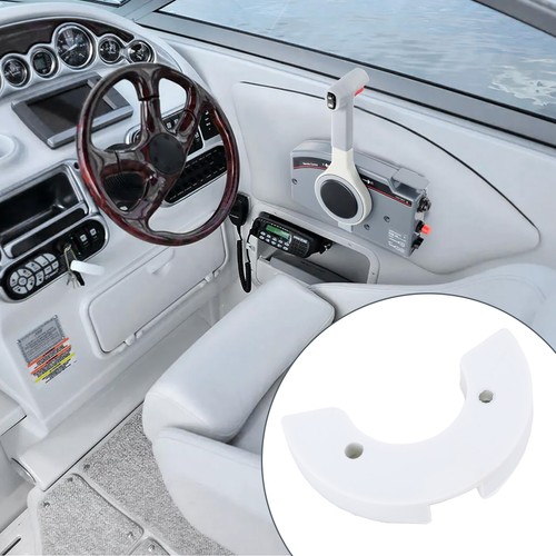 Plastic white lock plate - plastic,