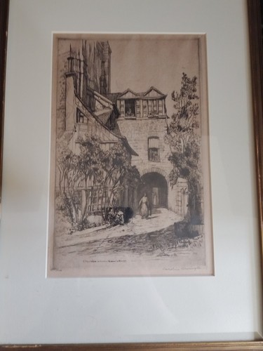 1923 entrée cour - l'entrée,